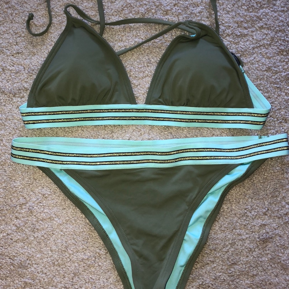 Olive green Bikini
